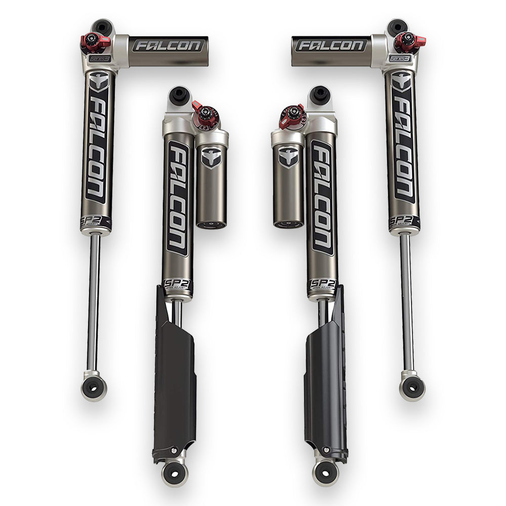TERAFLEX | 2-4.5" LIFT FALCON SP2 3.3 FAST ADJUST PIGGYBACK SHOCK KIT | JL 4DR 2018+