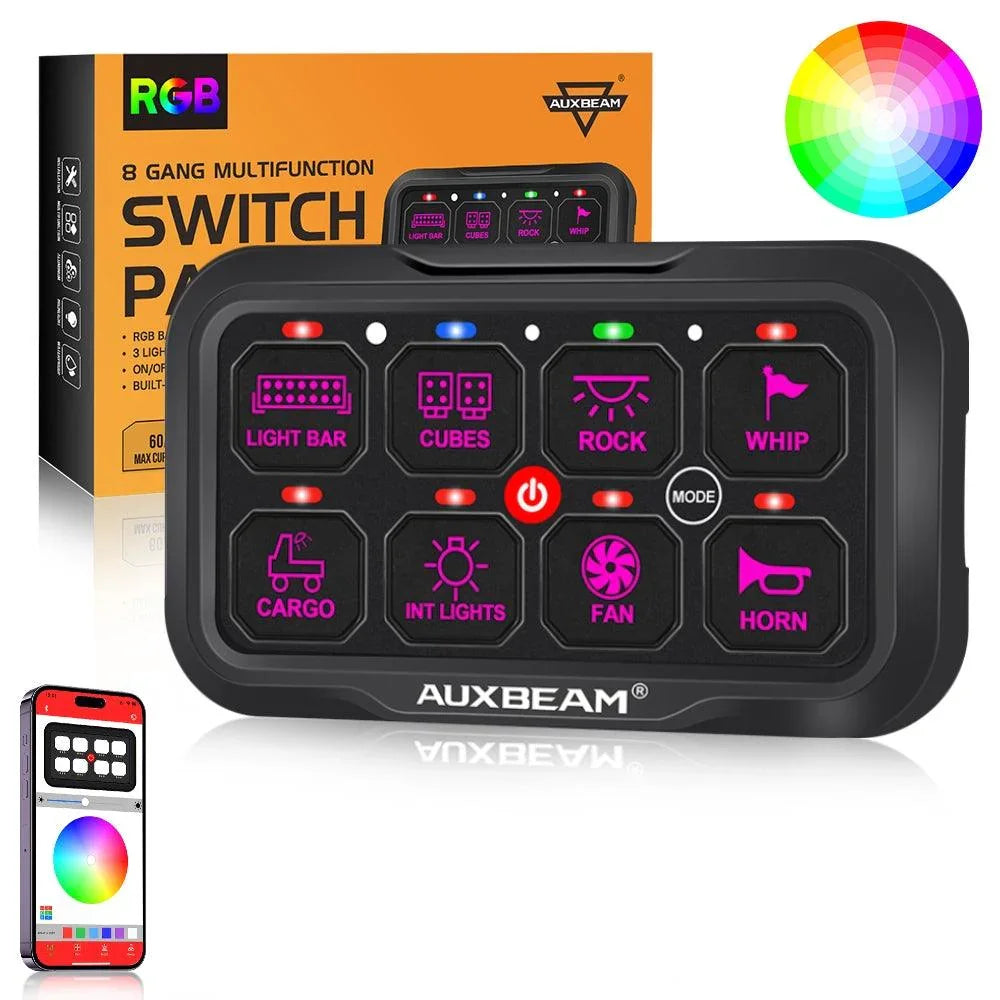Auxbeam AR-800 RGB Switch Panel