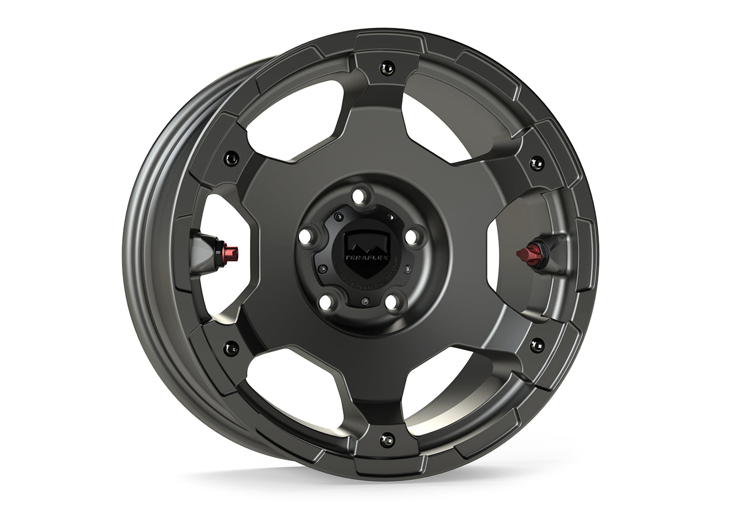 TERAFLEX | NOMAD OFF-ROAD WHEEL DELUXE | 17X8.5 5X5.0 0 OFFSET | TITANIUM GRAY | JK/JL/JT
