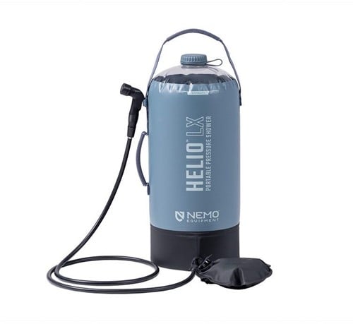 NEMO EQUIPMENT | HELIO LX PRESSURE SHOWER | FORTRESS/BLACK