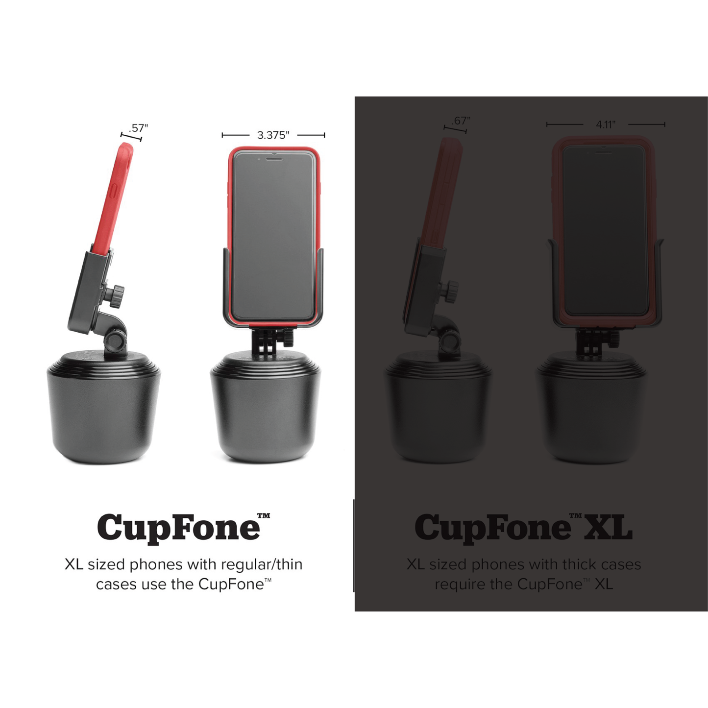 WEATHERTECH | CUPFONE UNIVERSAL PORTABLE CELL PHONE HOLDER