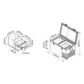 NL - NL 70 LEGACY SMART LOW-PROFILE REFRIGERATOR & FREEZER