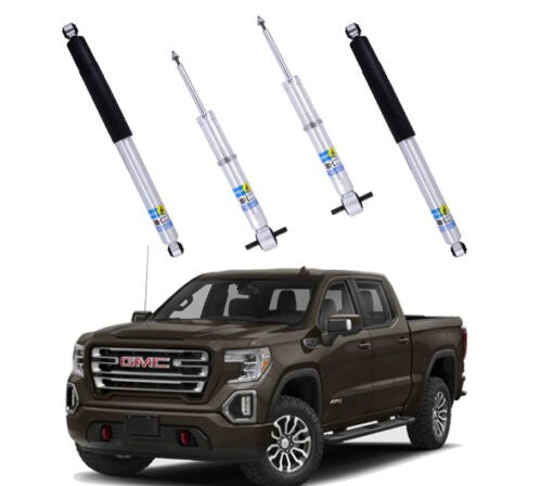 BILSTEIN | 0-2.5″ FRONT ADJUSTABLE & 0-1″ REAR 5100 SHOCKS KIT | CHEVY/GMC 1500 4WD 2019+