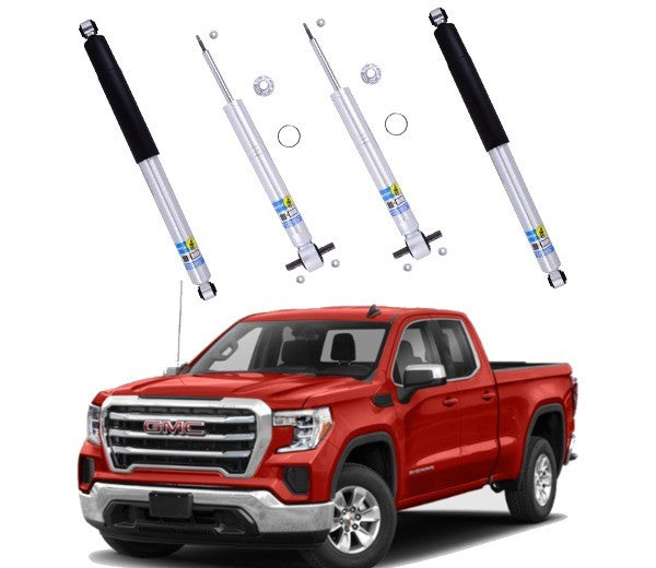 BILSTEIN | 0-1.1″ FRONT ADJUSTABLE & 0-1″ REAR 5100 SHOCKS KIT | CHEVY/GMC 1500 4WD 2019+