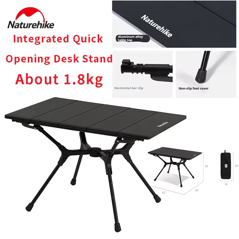 Naturehike Yamami YL01 Lightweight Table 62×39×39 - Black