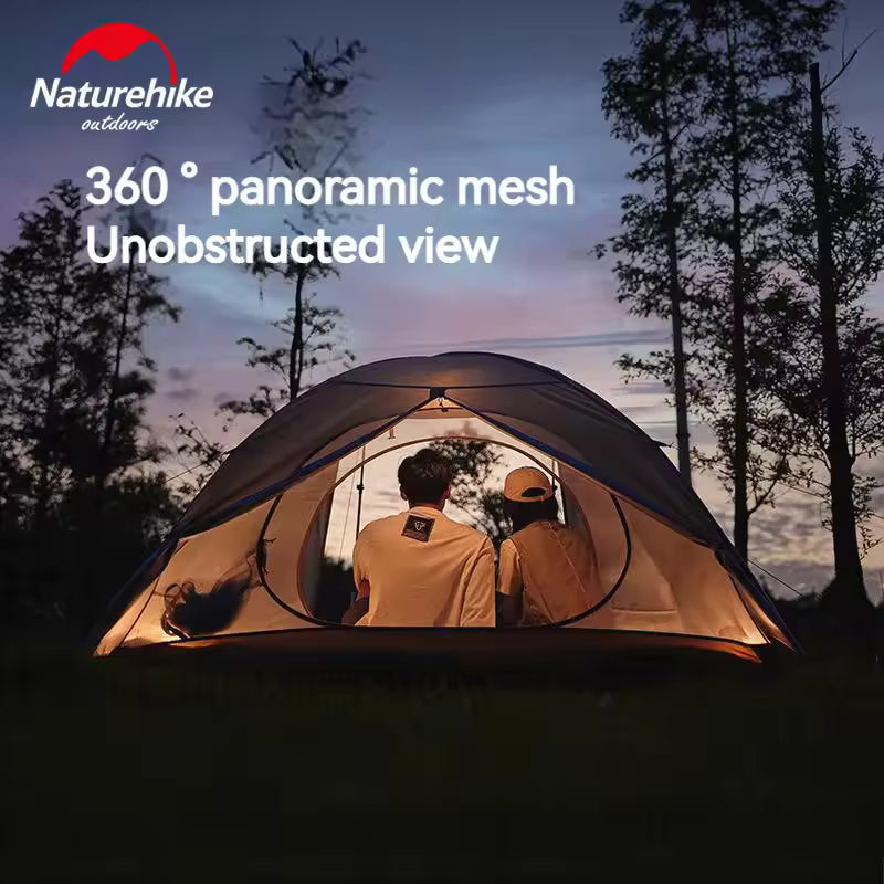 Naturehike Yunchuan Series Tent - Light Coffee Brown (210*(45+140+45)*115)