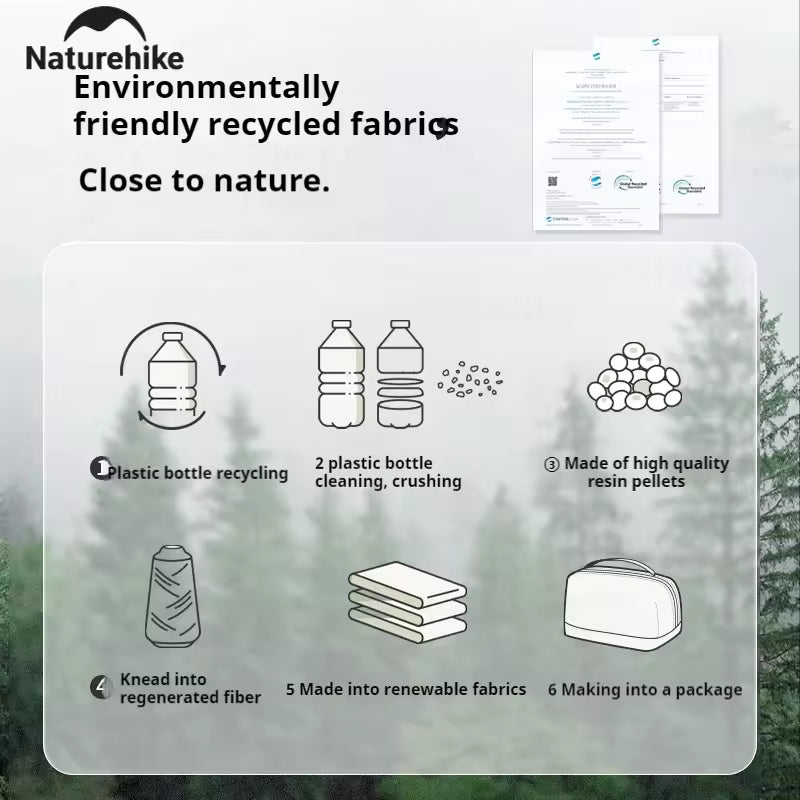 Naturehike Oxygen 2-in-1 Toiletry Bag - Black