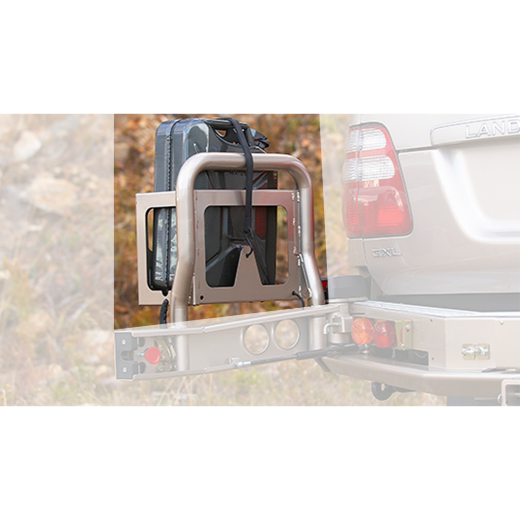ARB | REAR BAR WITH JERRY CAN HOLDER LEFT SIDE AND SPARE TIRE CARRIER RIGHT SIDE | LC200