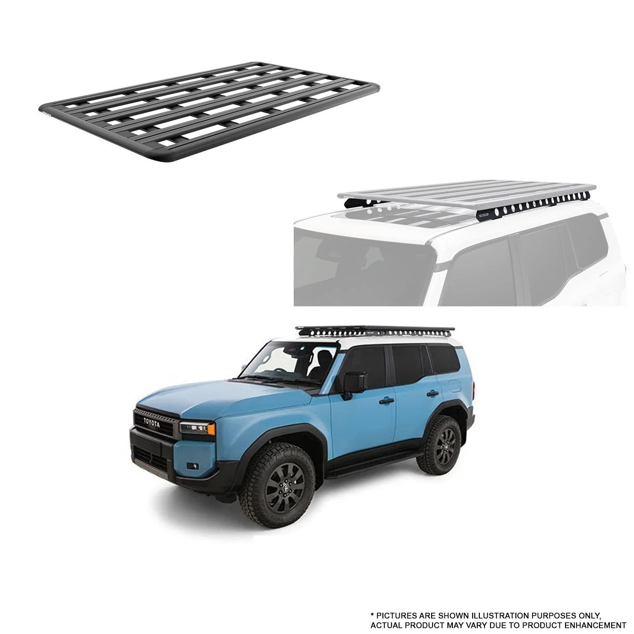 RHINO-RACK | PIONEER PLATFORM 6 | LC250/PRADO 2024+ | BB 2100MM X 1240MM