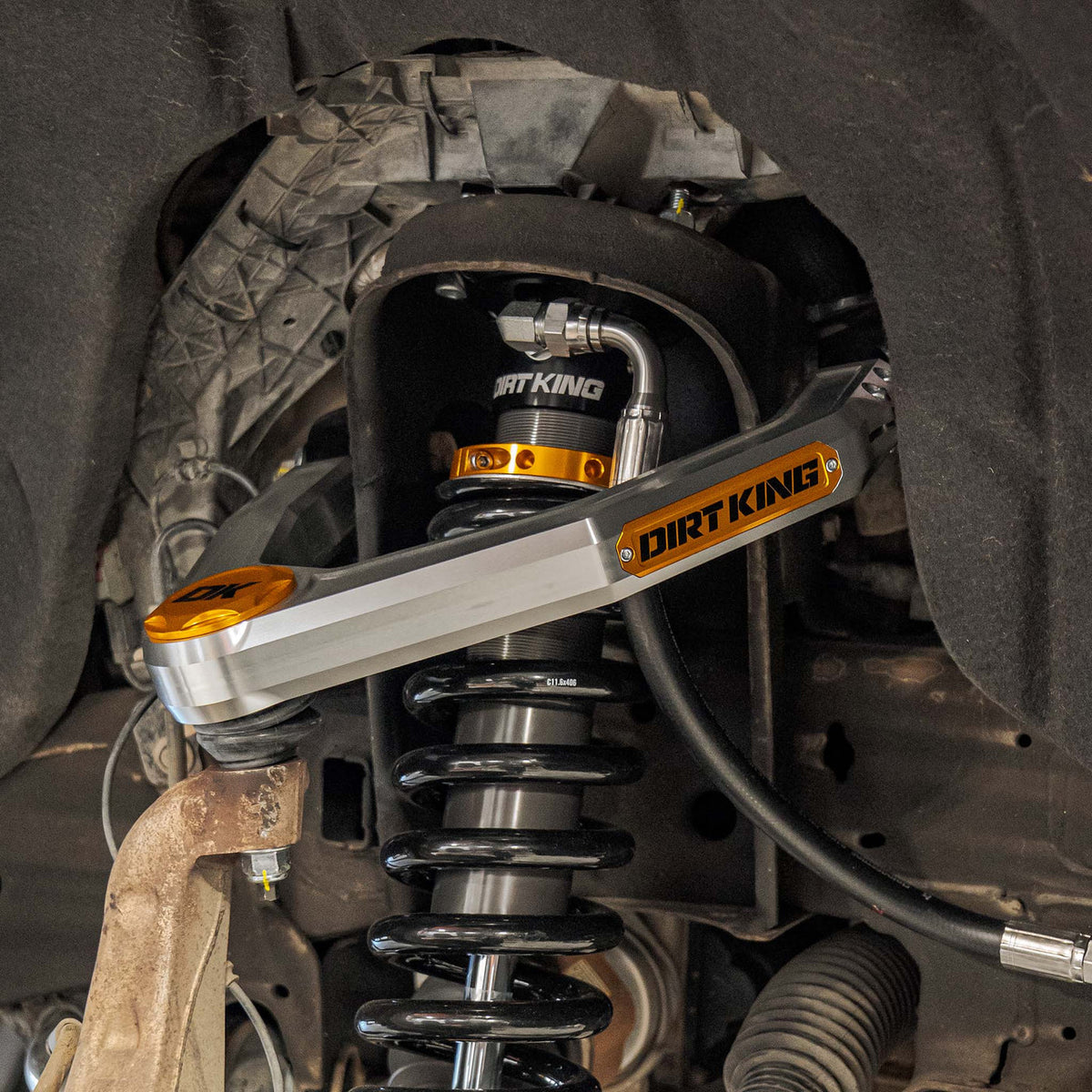 Dirt King Billet Upper Control Arms - installed
