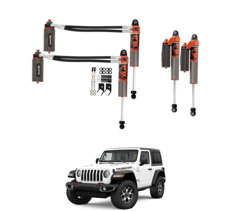 FOX | 2-3″ FRONT & 2-3″ REAR 3.0 FACTORY RESI ADJUSTABLE SHOCKS KIT | JL 2DR/4DR 4WD 2018+