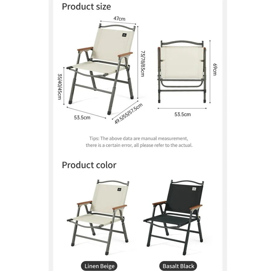 Naturehike Star View T01 Folding Chair - Black