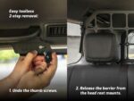 Light Cargo Barrier, Standalone Shelf to suit the Toyota Prado 250 / Lexus GX 550 ( Large Side Panels )