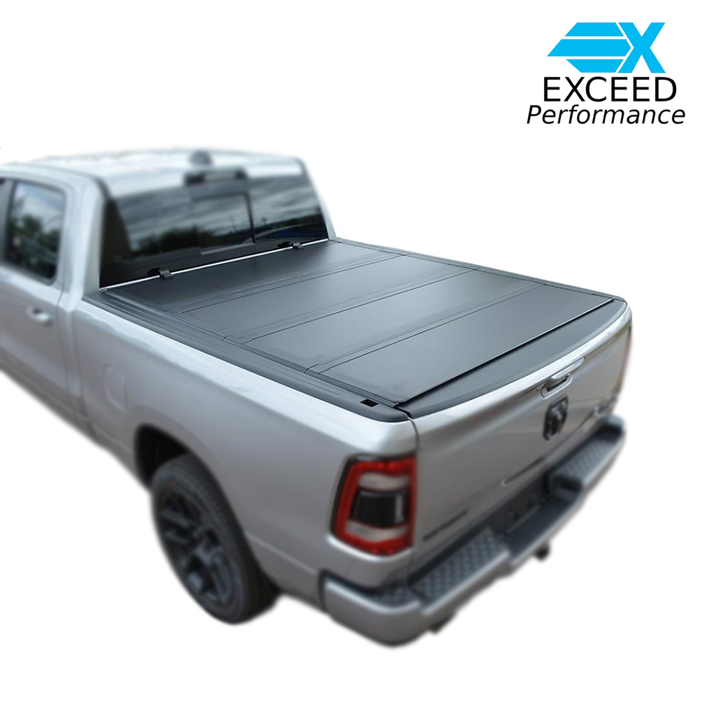 Exceed Hard Tri Fold Bed Cover |5'7" Bed RAM 1500 2WD/4WD 09+ (Kit)