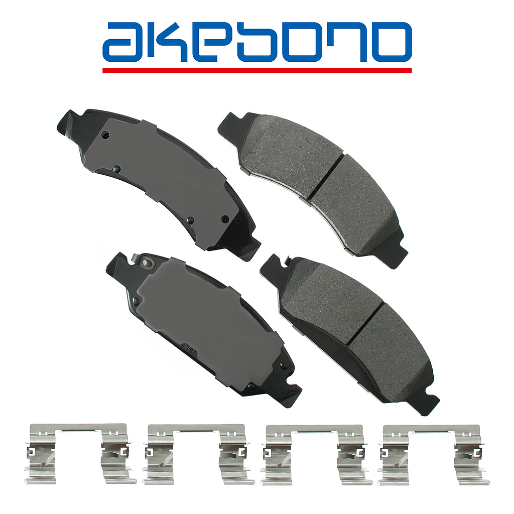 Akebono Brake Pad Front GMC/Chevy Sierra/Silverado 1500 14-18 (Pair)