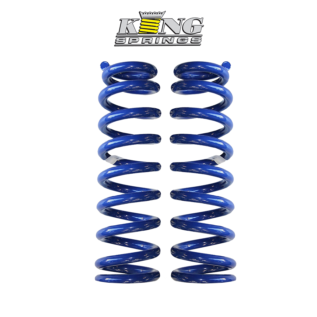 King Springs Blue Front 1 Inch Raised Comfort Nissan Patrol Y61/Y60 2 Doors (Pair)