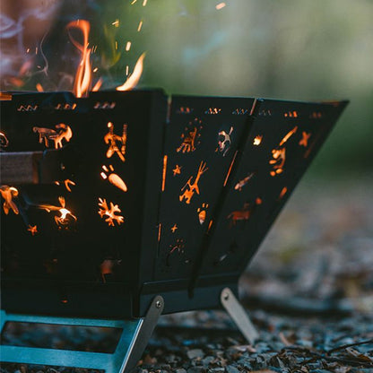Naturehike Folding Fire Rack 30x30x23 - Black