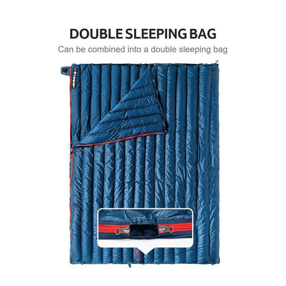 Naturehike cicada wings down square sleeping bag- Navy
