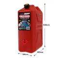 PRO EQUIP -MILITARY STYLE' 20L RED FUEL CAN