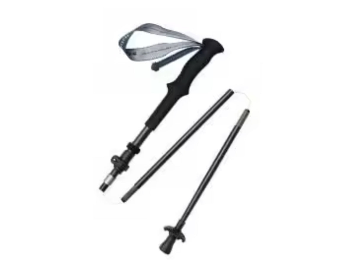 Naturehike Gale UL Carbon And Aluminum Five-Section Adjustable Folding Trekking Pole 115-135cm - Deep Space Gray