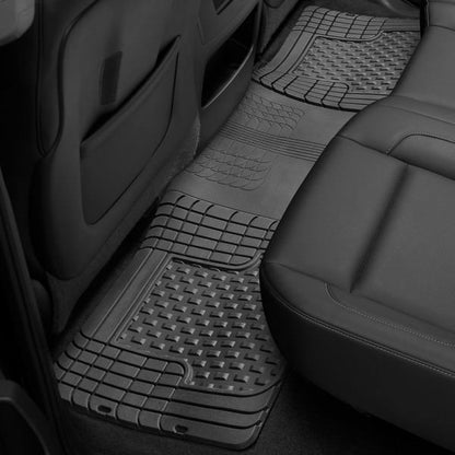 WEATHERTECH | UNIVERSAL TRIM-TO-FIT 3-PIECE FLOOR MAT | BLACK