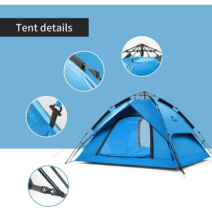 Naturehike automatic tent for 3-4 people - Blue