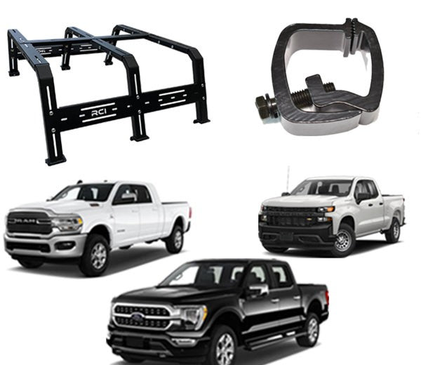 RCI | 12″ HD BED RACK STEEL FOR SHORT AND STANDARD BED | F150/GM 1500 2500/RAM 1500 2500