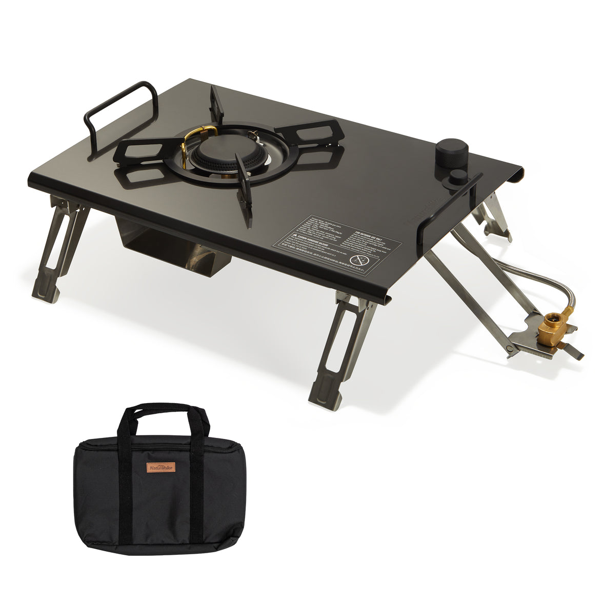 Naturehike G01 tabletop Folding Single Head Gas Furnace - Black