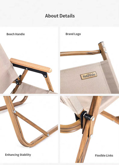 Naturehike MW02 Outdoor Folding Chair - Khaki