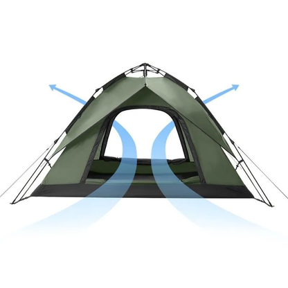 Naturehike Automatic Tent for 3-4 People 225x205x130 - Forest Green