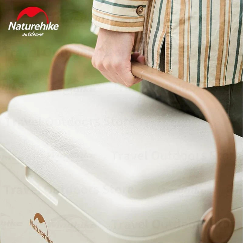Naturehike Lingdu 36H Outdoor Antibacterial Cooler Box - Beige (13L)