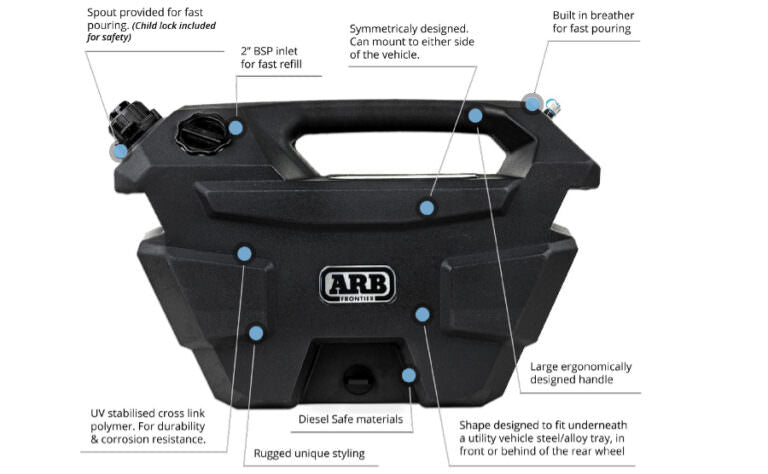 ARB | FRONTIER TANK PORTABLE DIESEL | 30L