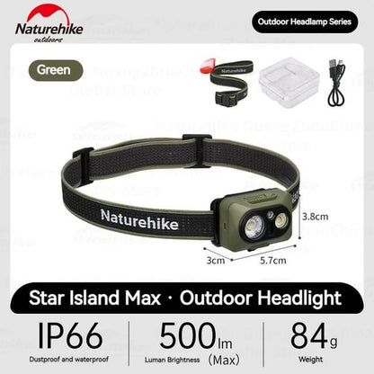 Naturehike Xingyu Max Outdoor Headlamp - Moss Green