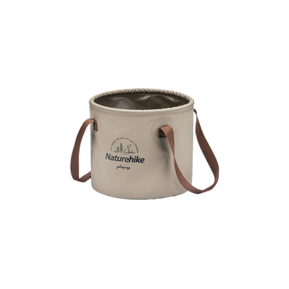 Naturehike foldable round bucket 10L - Light Brown