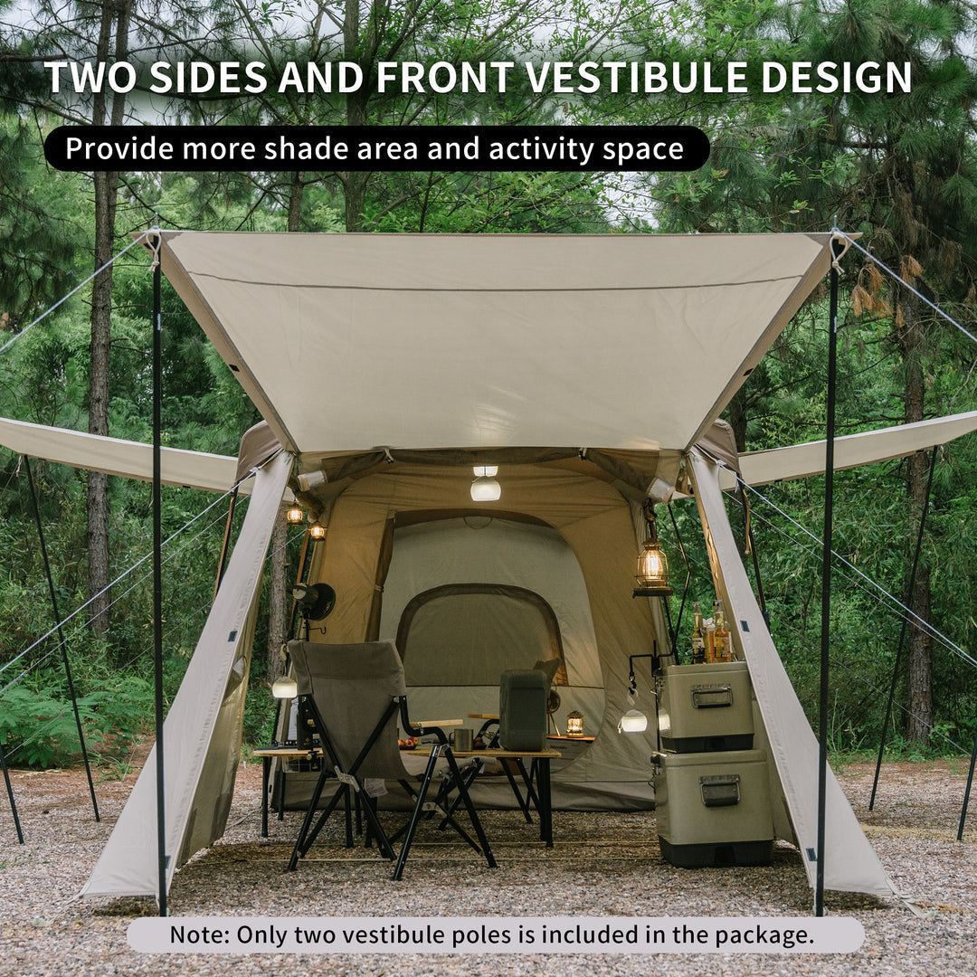 Naturehike Cloud Vessel Fast Tunnel Tent - Khaki