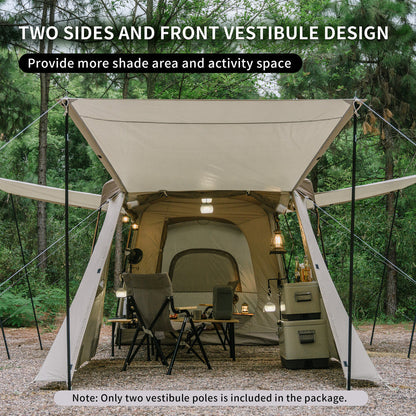 Naturehike Cloud Vessel Fast Tunnel Tent - Khaki