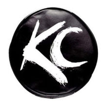 KC | 6″ LIGHT COVER SOFT BLACK W/ WHITE KC LOGO | PAIR