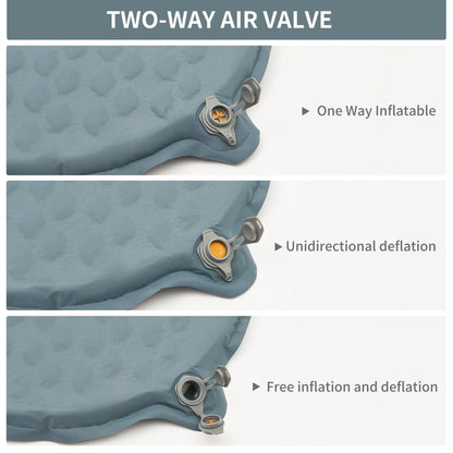 Naturehike Yugu Ultralight Automatic Inflatable Cushion - Blue Large (196x65x3.5)