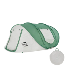 Naturehike 3-4 Hand Pop Up Automatic Tent - Green & Grey