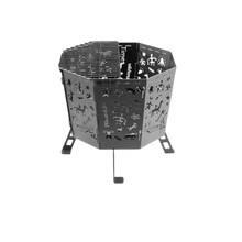 Naturehike Totem Folding Fire Pit - Black