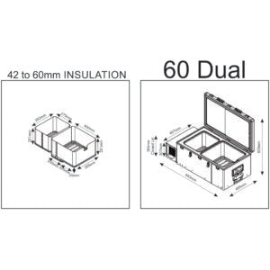 NL - NL60 Dual Zone Drawer Fridge/Freezer