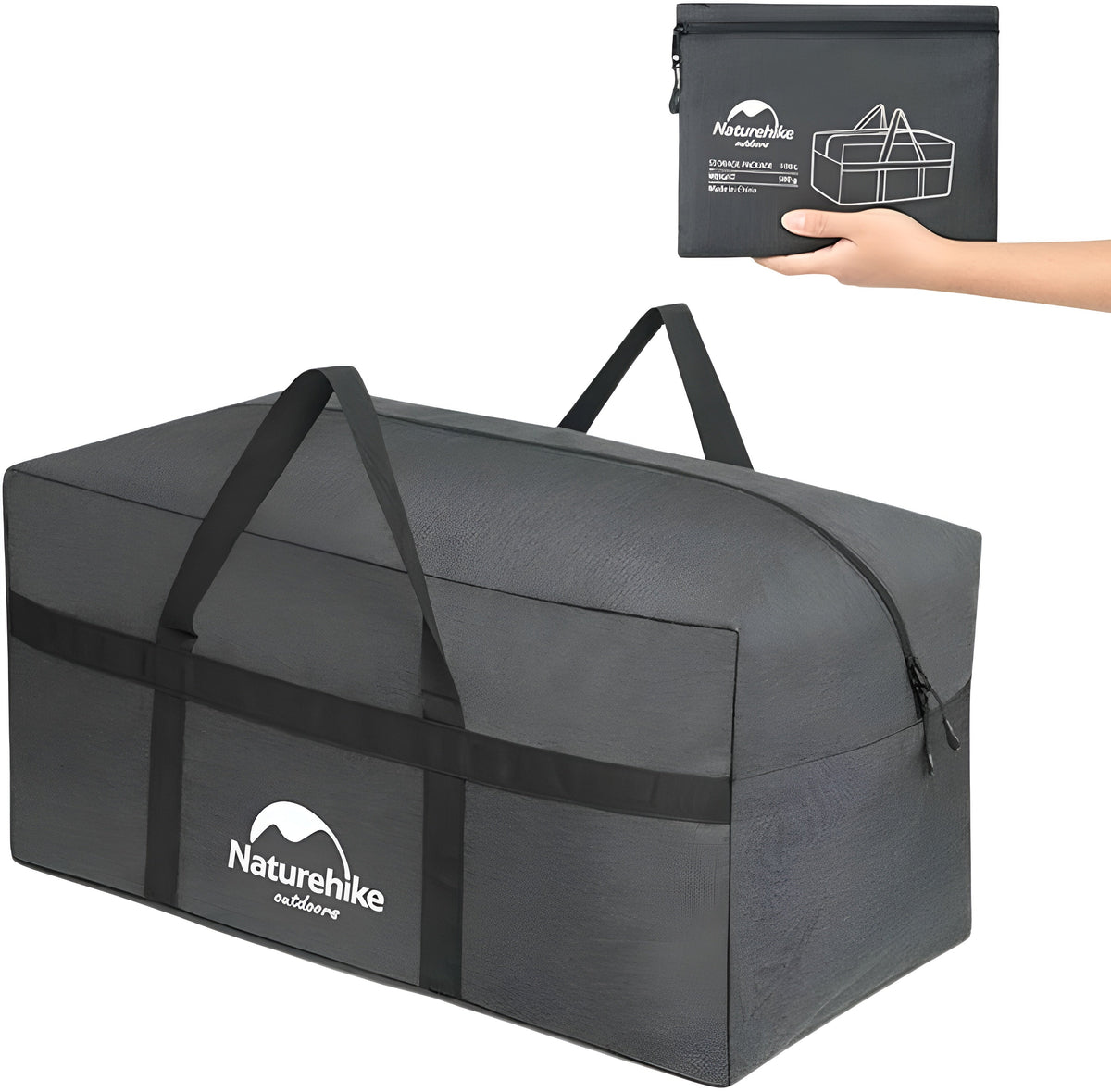 Naturehike Updated outdoor storage bag (100litre) - Dark Gray