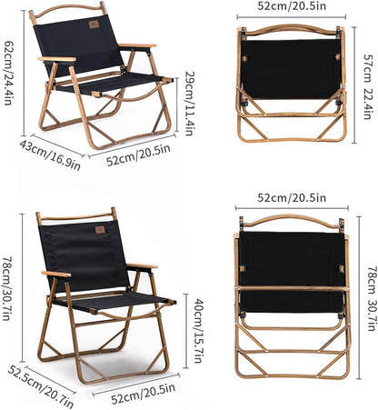 Naturehike MW02 outdoor folding Chair - large Black