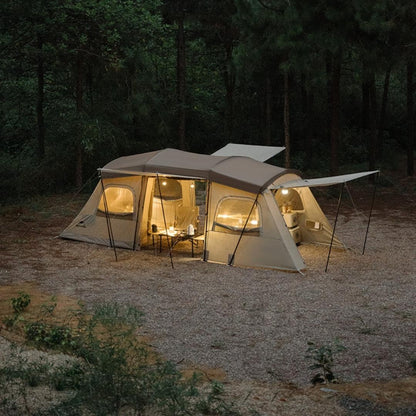 Naturehike Cloud Vessel Fast Tunnel Tent - Khaki