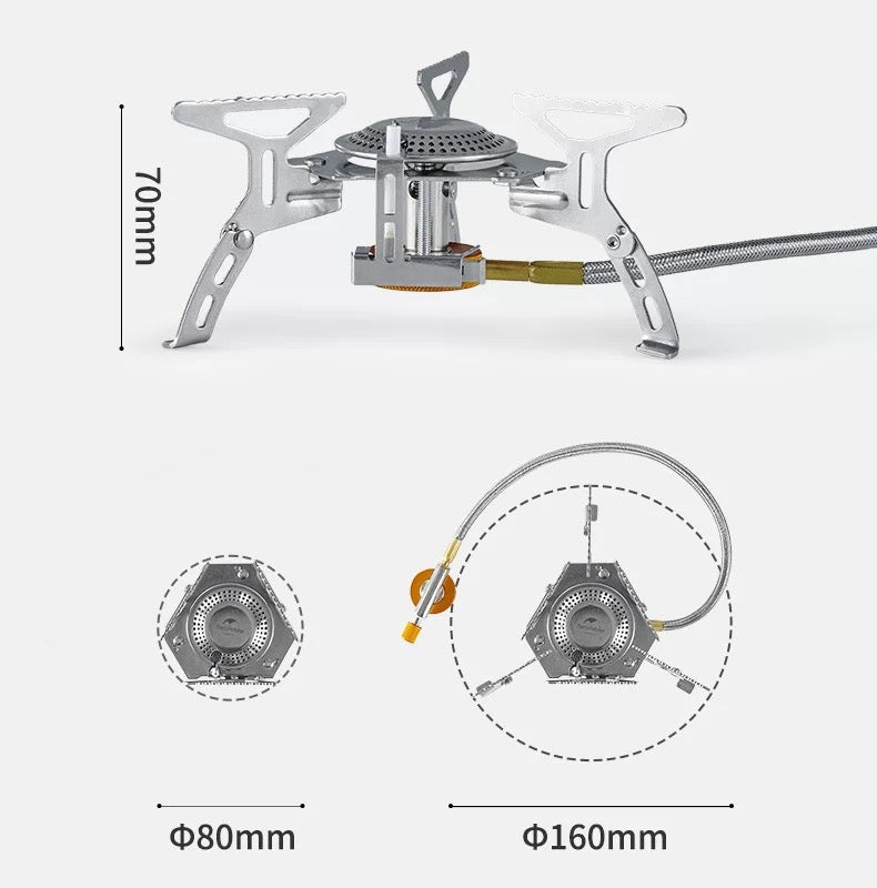 Naturehike 2021 folding camping stove - Silver