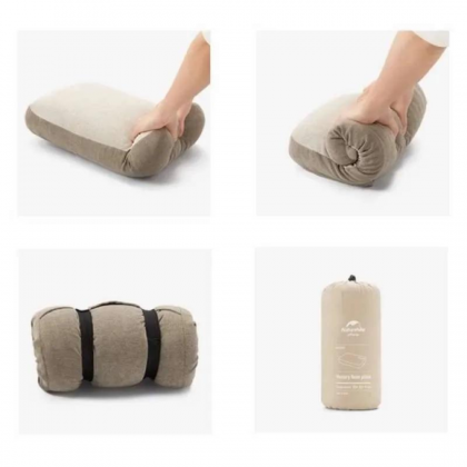 Naturehike Memory Foam Comfort Square Pillow - Khaki