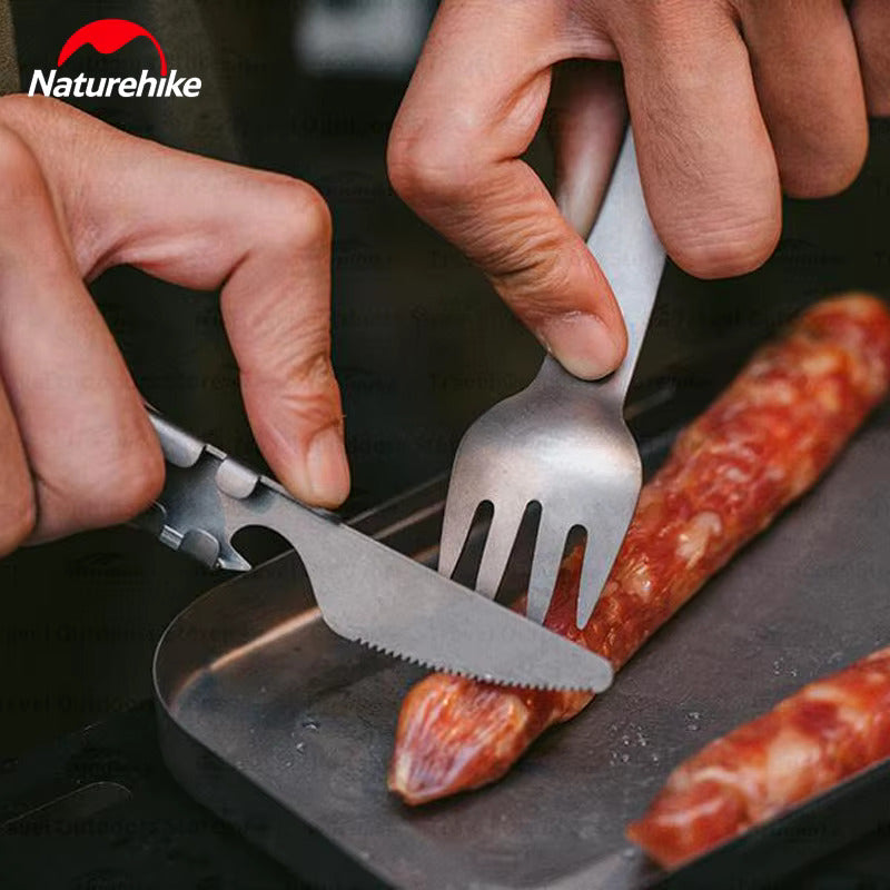 Naturehike titanium knife, fork and Spoon set - Titanium