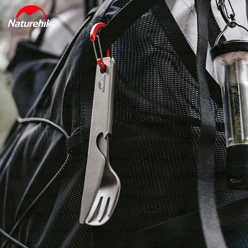 Naturehike titanium knife, fork and Spoon set - Titanium