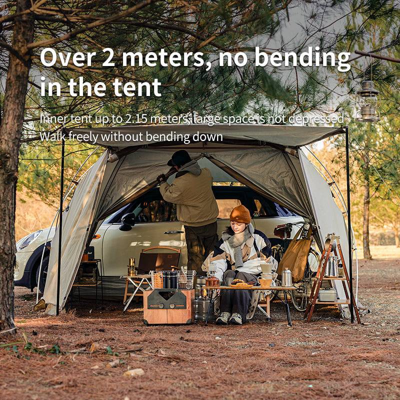 Naturehike Outdoor Car Side Tent Khaki