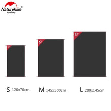 Naturehike Double Sided Water Proof Light Mat - Black L (145*200)